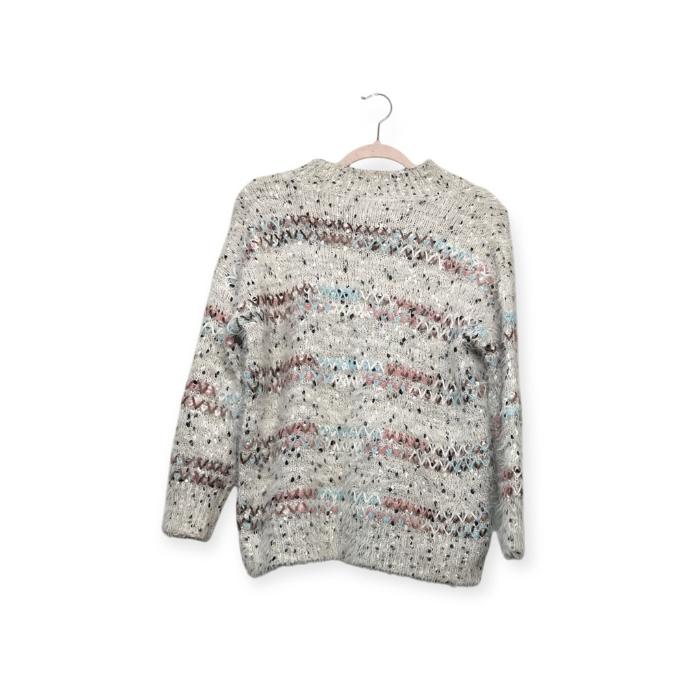 Women’s Anthropologie Raga Confetti Fay Eyelash High Neck Sweater, size XSP